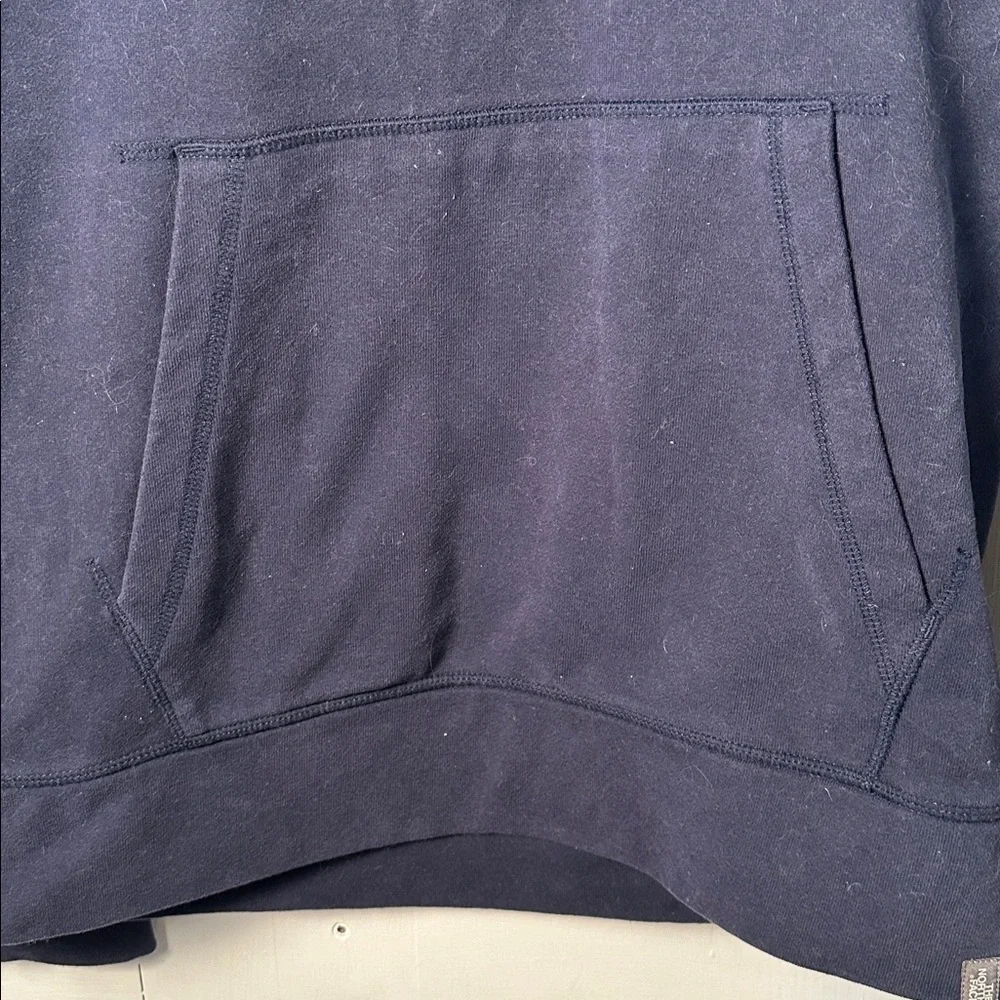 The North Face Hooded Mens Pullover Size Medium Navy Blue